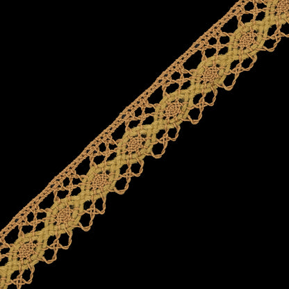 Gold European Crochet Trim - 0.75" Detail