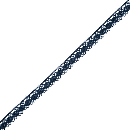Navy European Crochet Trim - 0.75