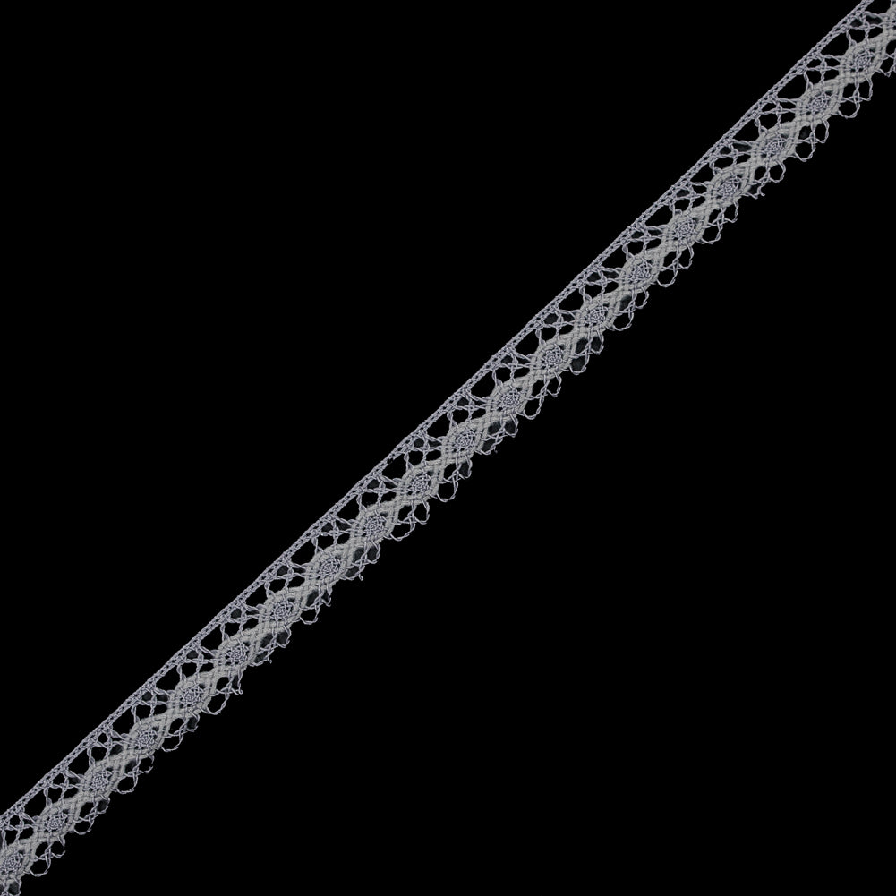 Silver European Crochet Trim - 0.75