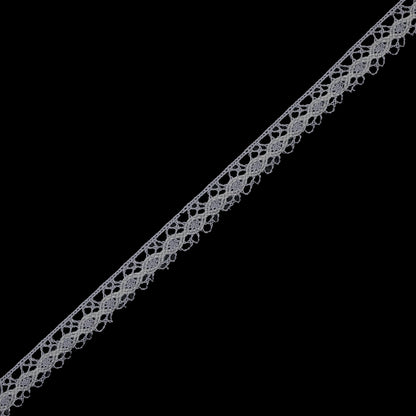 Silver European Crochet Trim - 0.75