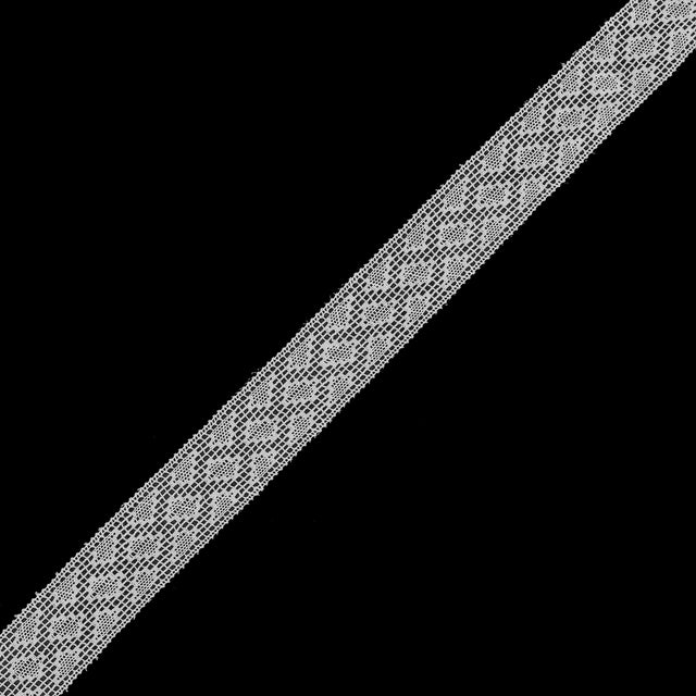 White European Cotton Crochet Lace Trim - 1"