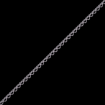 Light Pink European Cotton Crochet Trim - 0.375
