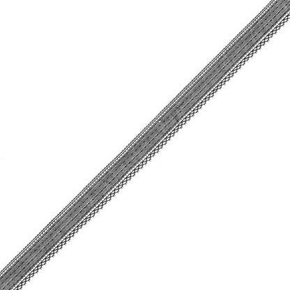 Black European Crochet Lace Trim - 1