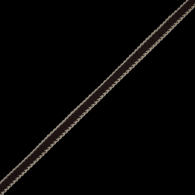 Brown and Beige European Crochet Trim - 0.5