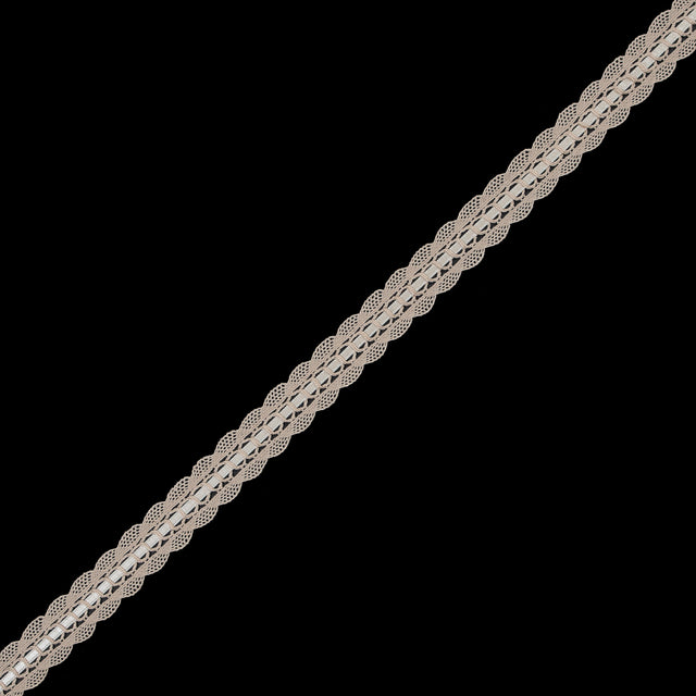Champagne European Crochet Trim - 0.75"
