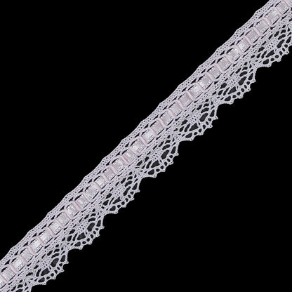Light Pink European Crochet Trim - 0.75 - Detail