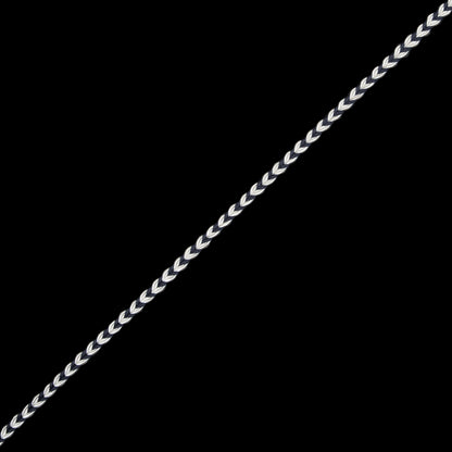 Charcoal and White Two-Tone Braided Trim - 0.25"
