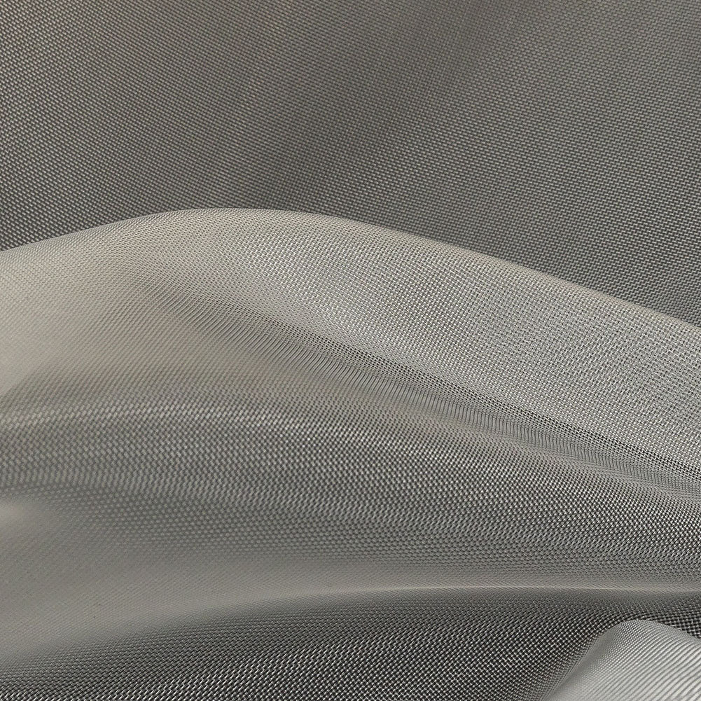 Rhiannon Baby Blue Stiff Polyester Organdy - Detail