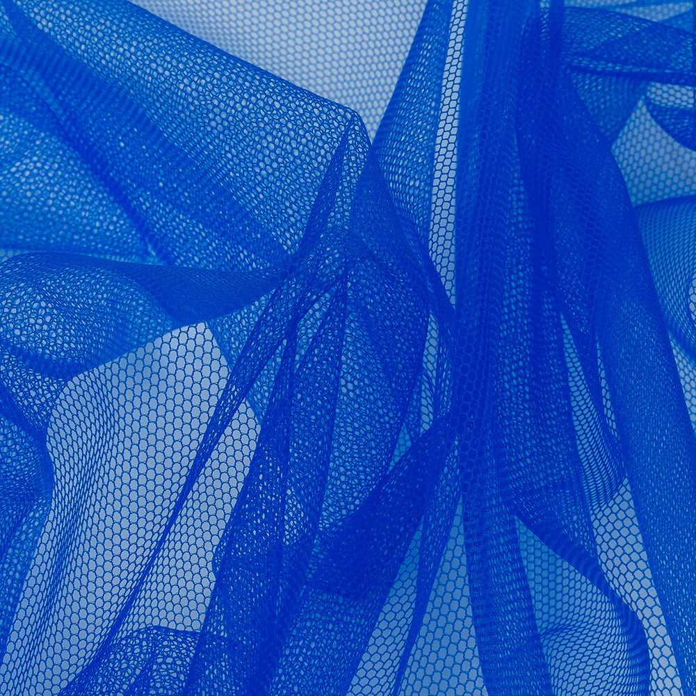 Royal Blue Leonardo Soft Nylon Tulle - Folded