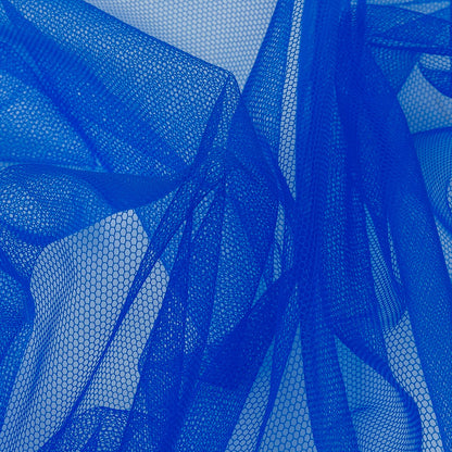 Royal Blue Leonardo Soft Nylon Tulle - Folded