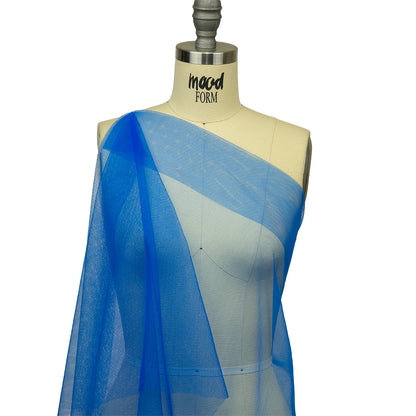 Royal Blue Leonardo Soft Nylon Tulle - Detail