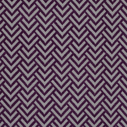 Royal Purple Chevron Upholstery Chenille