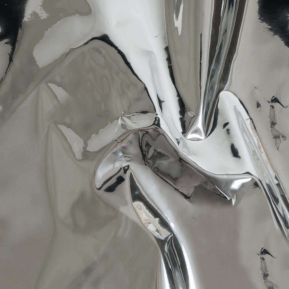 Silver Mirror Upholstery Vinyl