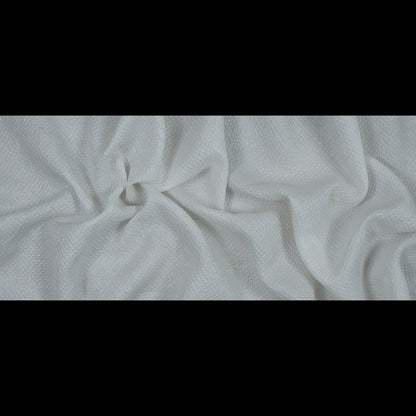 Marylin Metallic White Diamond Quilted Brocade Full