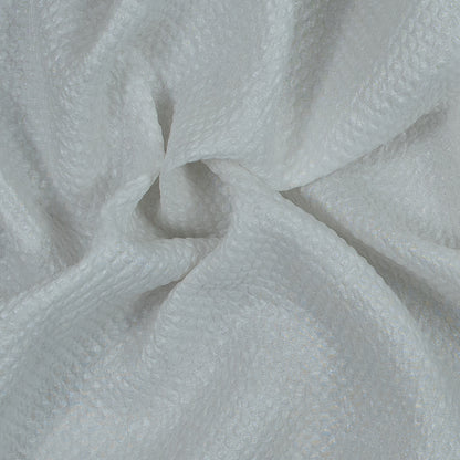 Marylin Metallic White Diamond Quilted Brocade