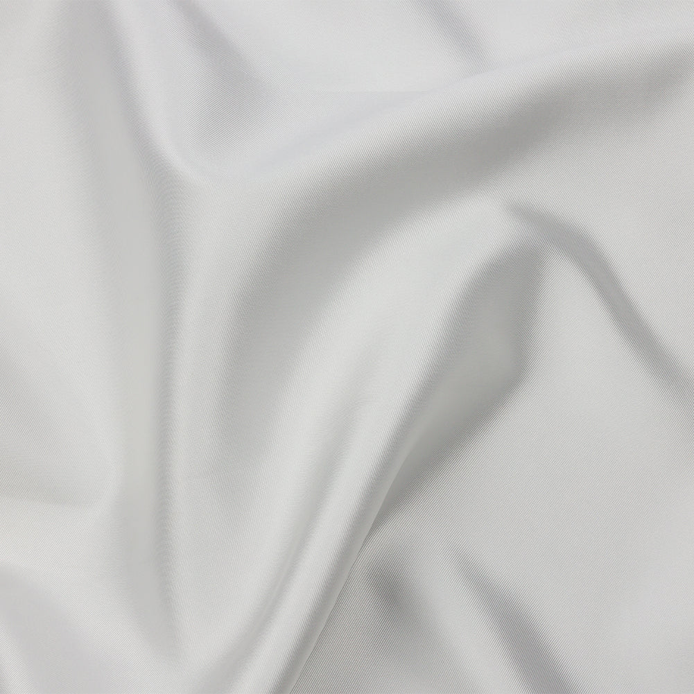 Polyester Twill Mikado - White - Mora Collection