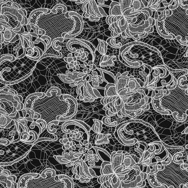 White Couture Floral Lace