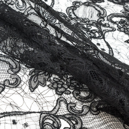 Black Couture Floral Lace - Detail