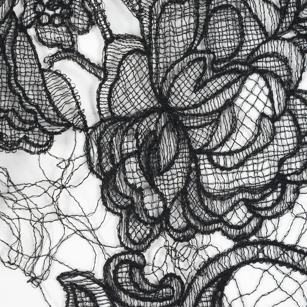 Black Couture Floral Lace - Full