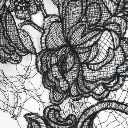Black Couture Floral Lace - Full