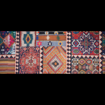Multicolor Kilim Printed Canvas Full