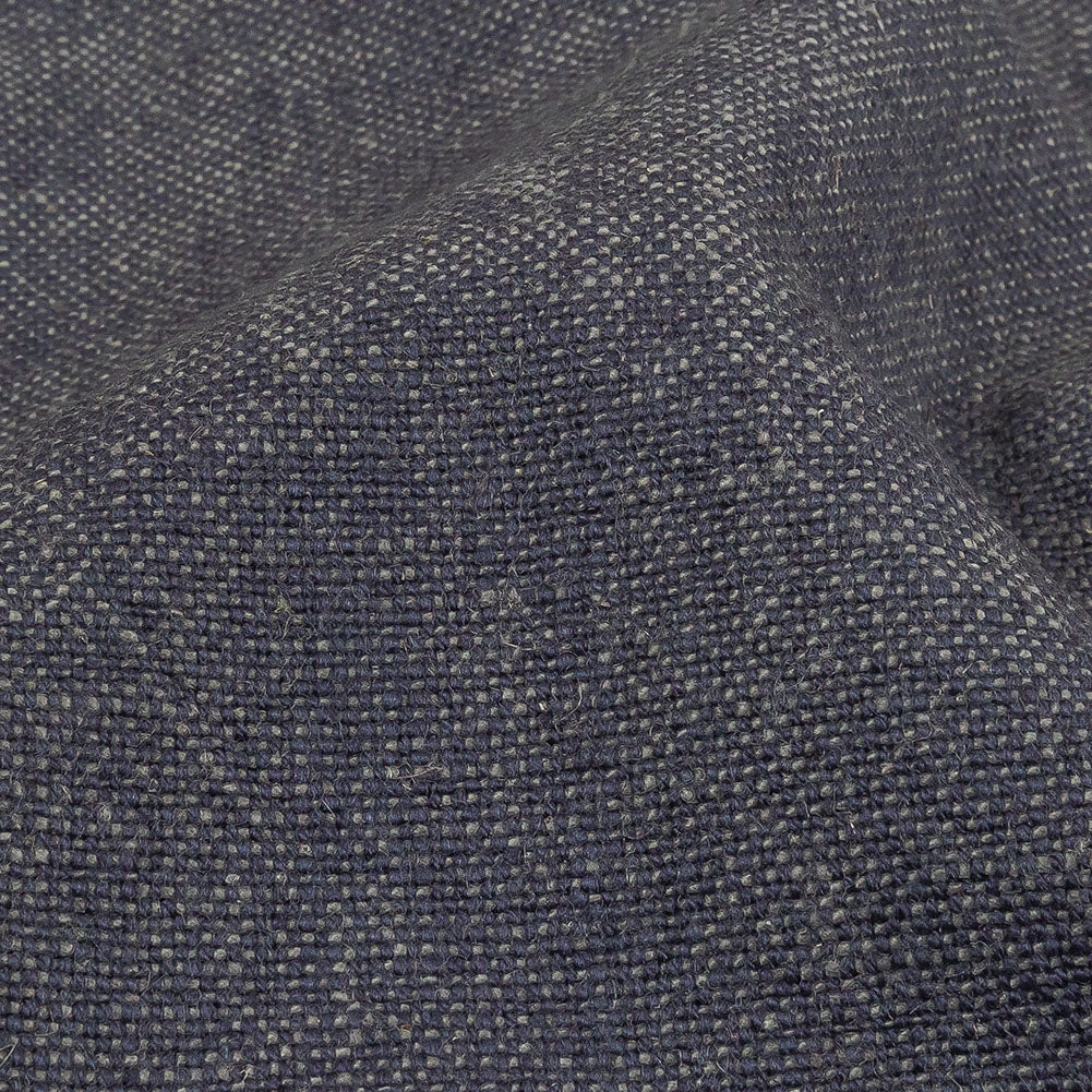 Indigo Rustic Cotton and Linen Woven - Detail