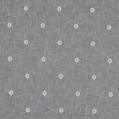 Fog Sheer Embroidered Cotton and Polyester Voile