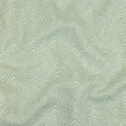 Seaglass Diamond Patterned Upholstery Chenille