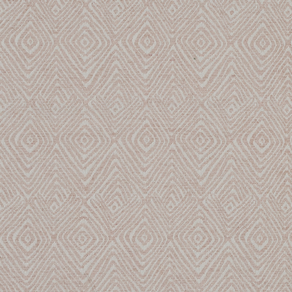 Blush Diamond Patterned Upholstery Chenille