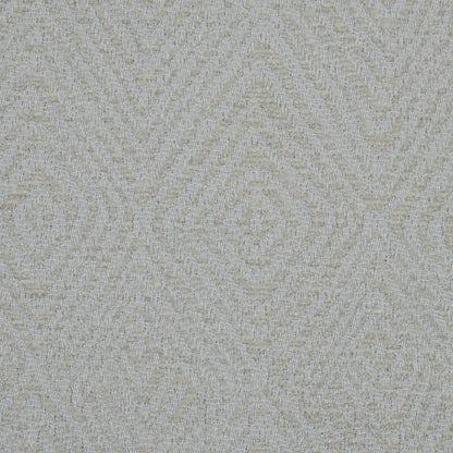 Ivory Diamond Patterned Upholstery Chenille - Detail