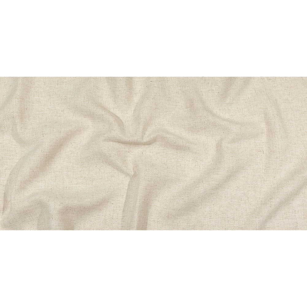 Cream Polyester Basketwoven Tweed - Full