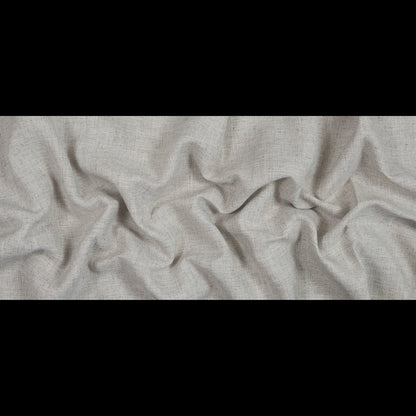 Silver and Beige Polyester Basketwoven Tweed - Full