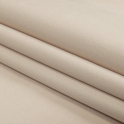 Sandshell Creamy Polyester Velvet - Folded