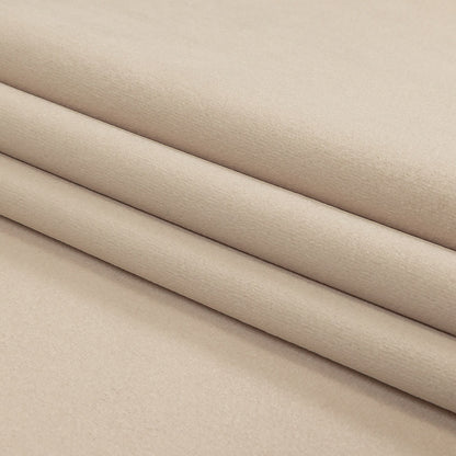 Moonlight Creamy Polyester Velvet Folded