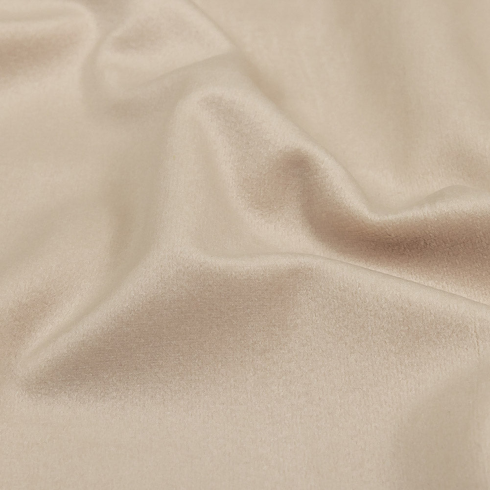 Moonlight Creamy Polyester Velvet Detail