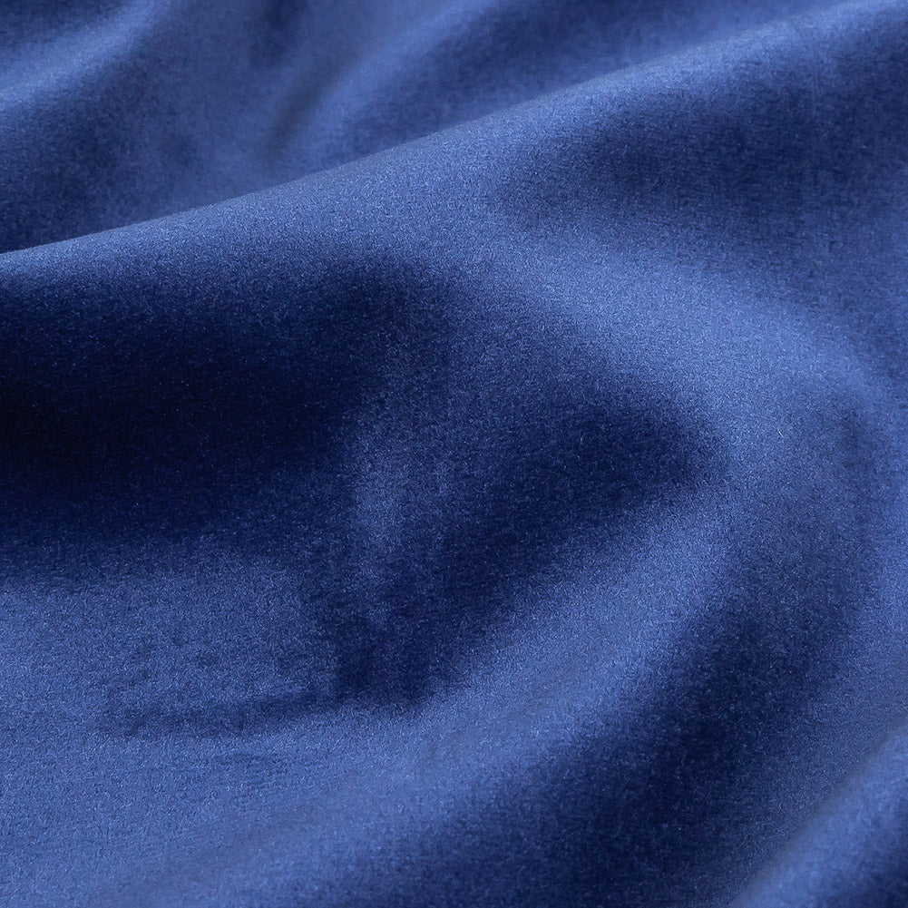 Sodalite Blue Creamy Polyester Velvet Detail