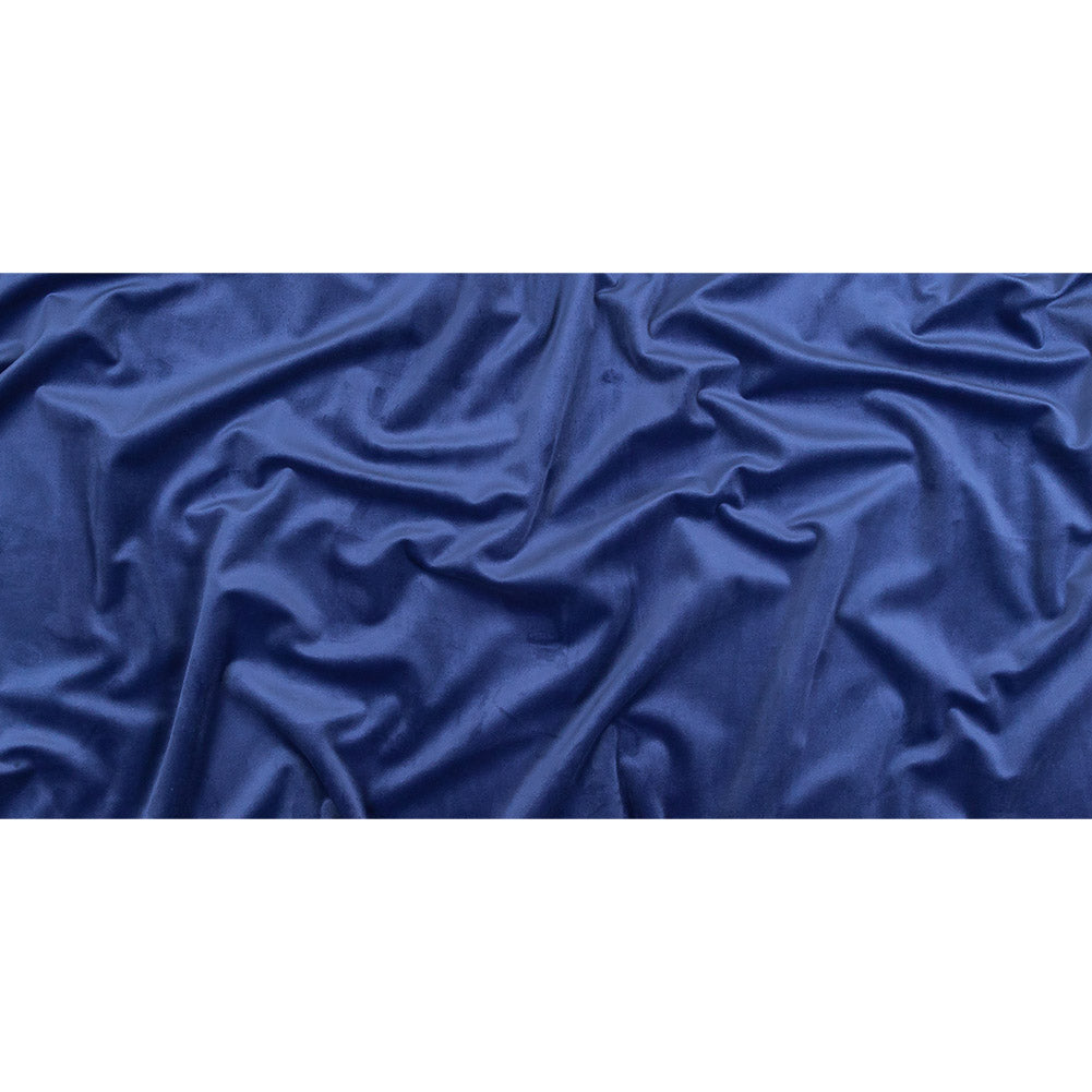 Sodalite Blue Creamy Polyester Velvet Full