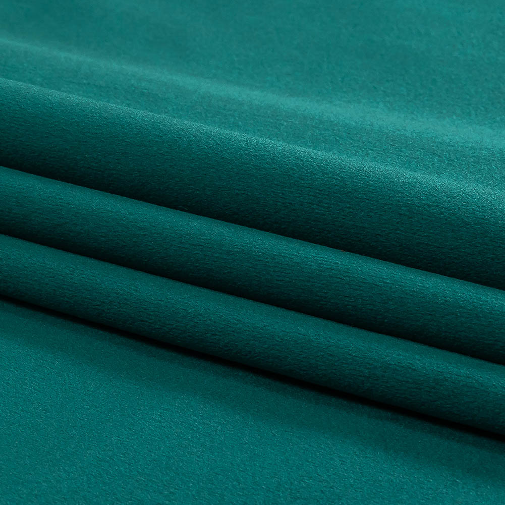 Aegean Creamy Polyester Velvet - Folded