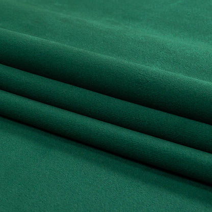 Hunter Green Creamy Polyester Velvet - Folded
