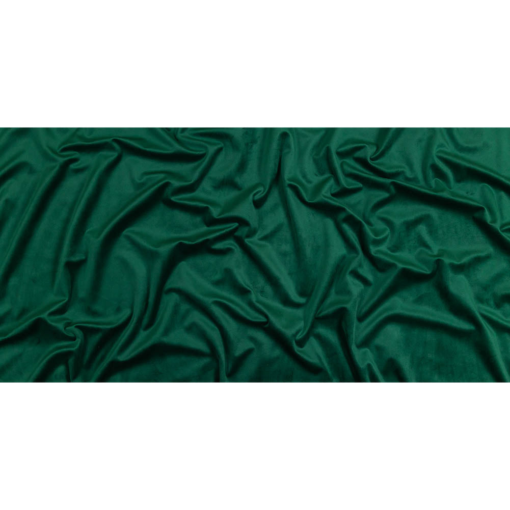 Hunter Green Creamy Polyester Velvet - Full