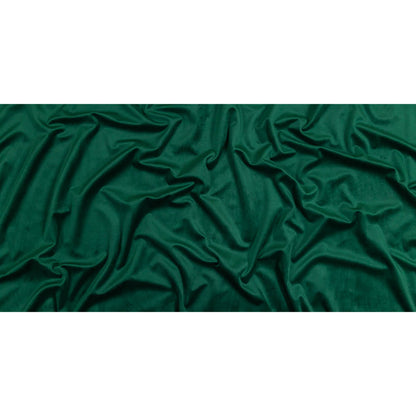 Hunter Green Creamy Polyester Velvet - Full