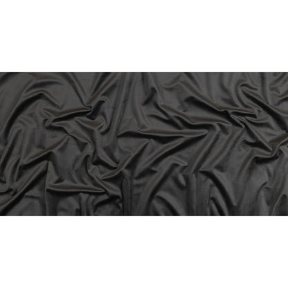 Charcoal Creamy Polyester Velvet - Full