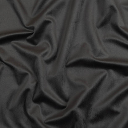 Charcoal Creamy Polyester Velvet