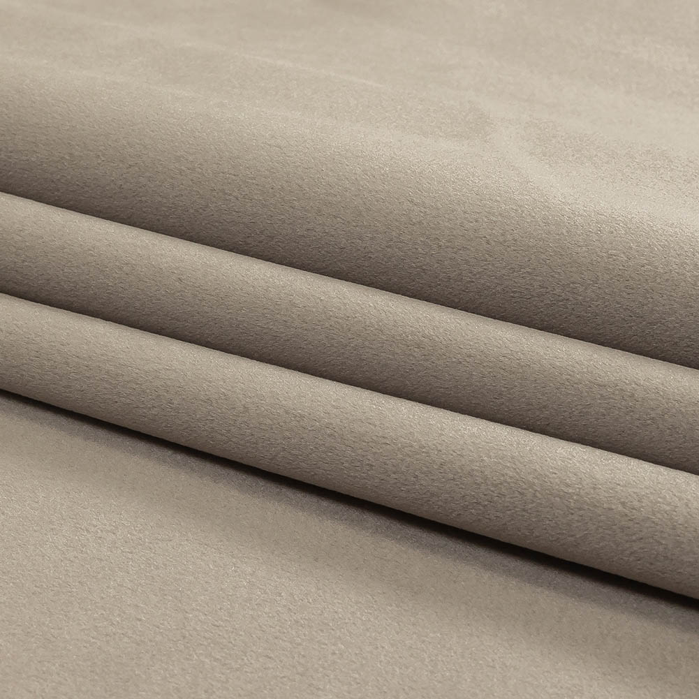 Mink Creamy Polyester Velvet Folded