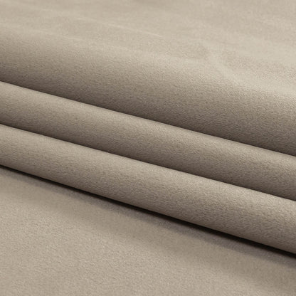Mink Creamy Polyester Velvet Folded