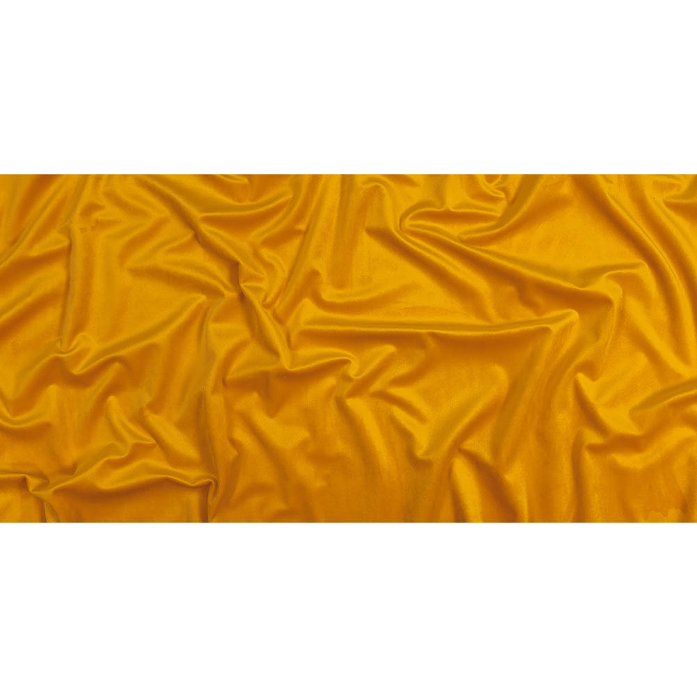 Orange Mist Creamy Polyester Velvet - Full