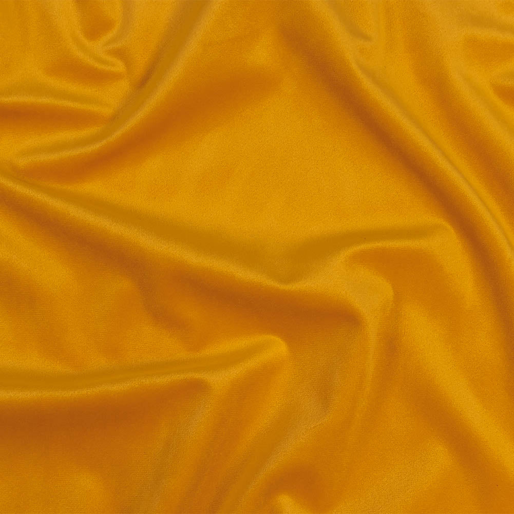 Orange Mist Creamy Polyester Velvet