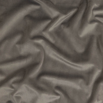 Gunmetal Creamy Polyester Velvet