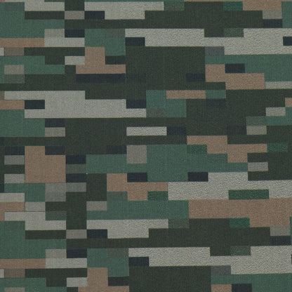 European Green Geometric Cotton Poplin - Full