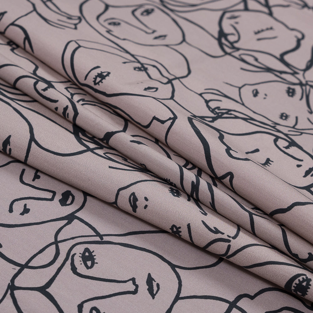 Mood Exclusive Un dia en Andorra Beige Cotton Poplin - Detail